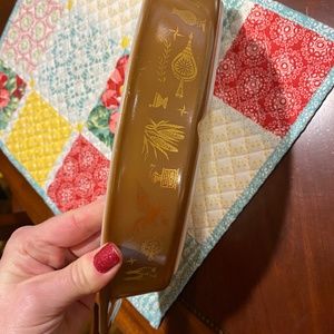 Pyrex early American divided dish